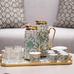 طقم بان سيراميك اخضر